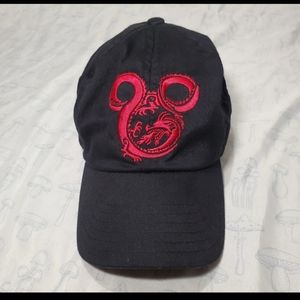 Womens Walt Disney World Resort Mulan inspired Mickey Mouse Logo Hat / Black